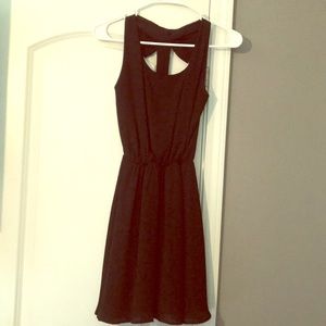 Karlie Bow Back Black Dress